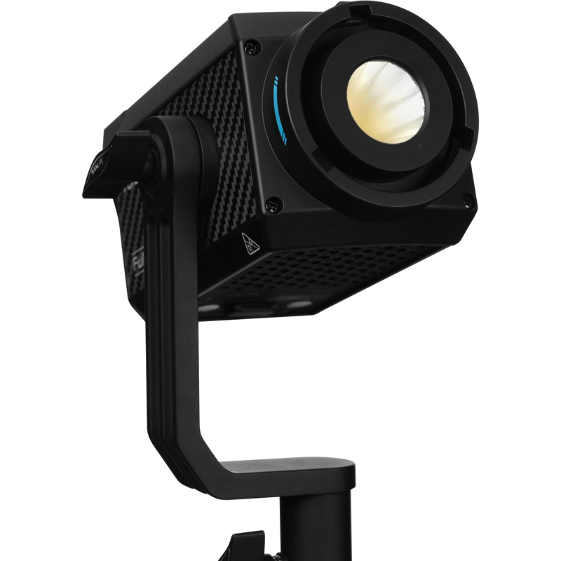 Nanlite Forza 60C RGBLAC LED spot light with Battery Handle and Bowens adaptor