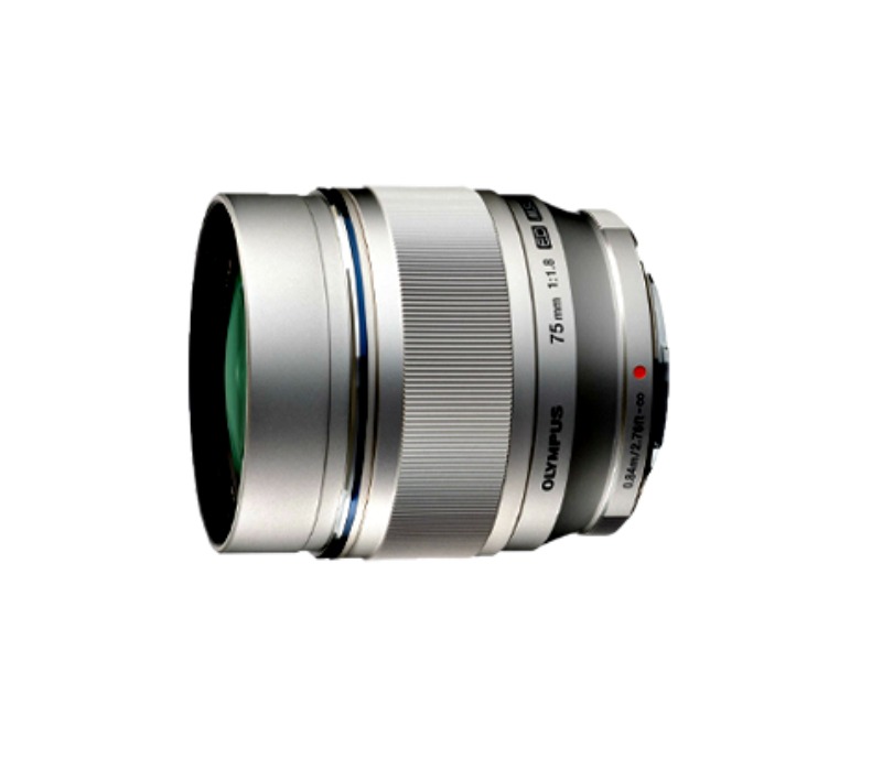 Olympus M. Zuiko ED 75mm f1.8 Portrait Lens (Silver)