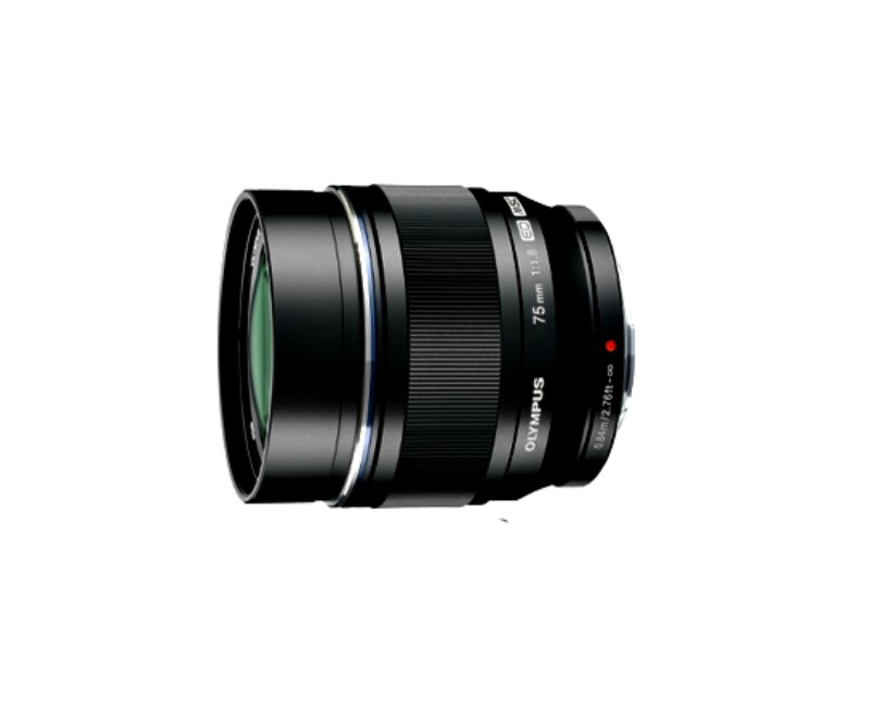 OM System 75mm f1.8 Portrait Lens (Black)