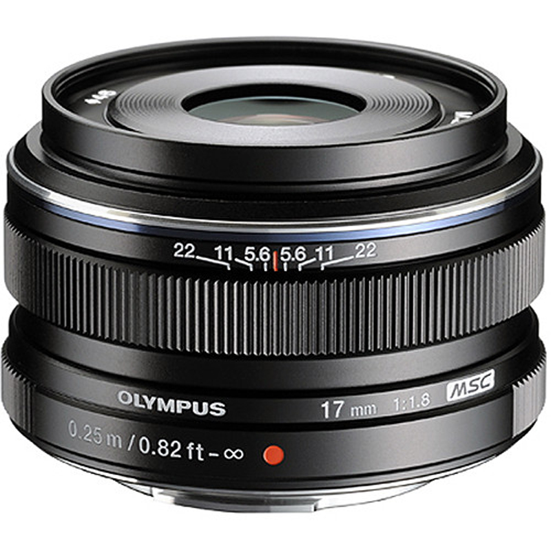 Olympus M. Zuiko Premium 17MM F1.8 Lens (Black)
