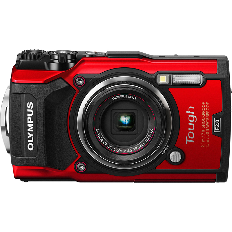 Olympus TG-5 Tough Underwater Compact Digital Camera (Red)