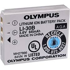 Master Instruments Olympus Li-30B Rechargeable Camera Battery