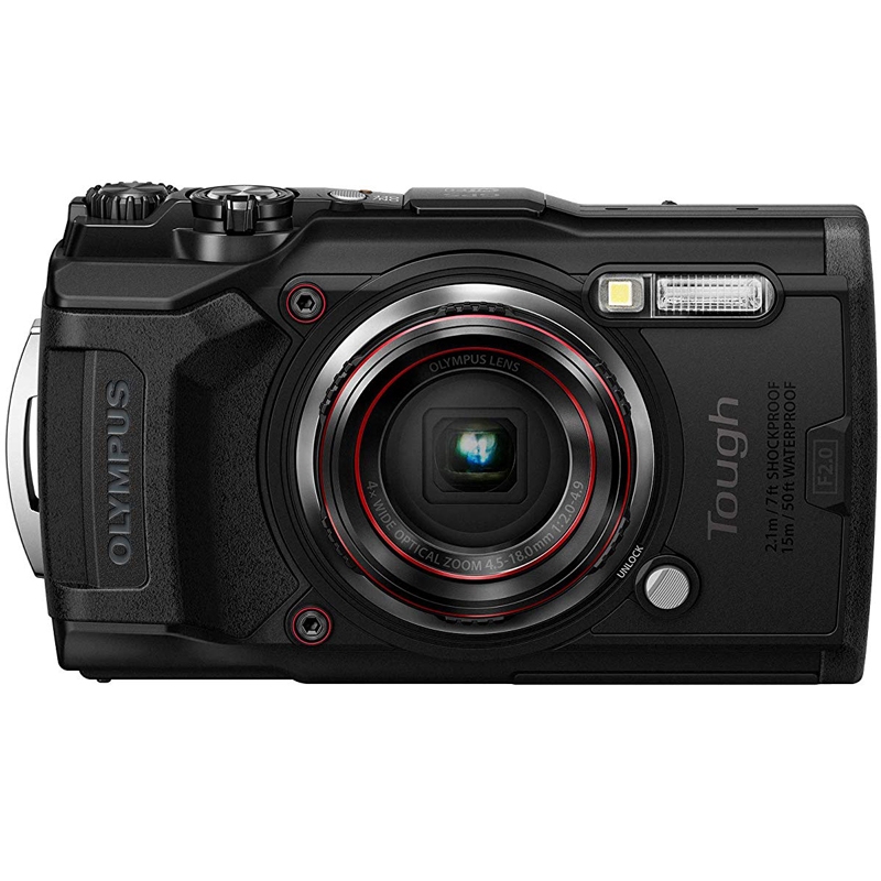 Olympus TG-6 Tough Underwater Camera (Black)