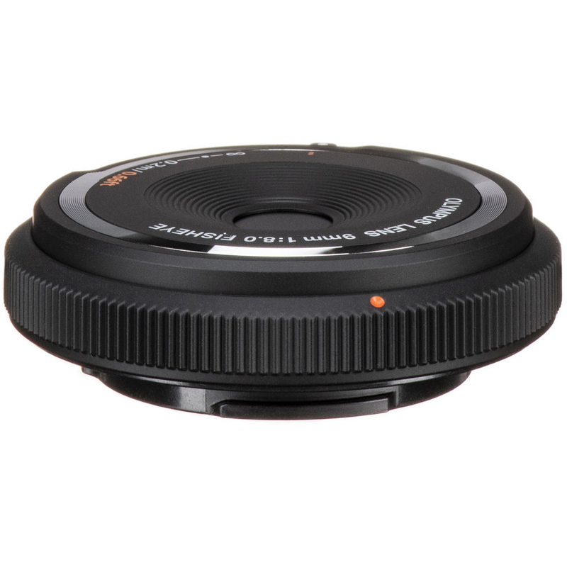 Olympus 9mm f/8.0 Black Fisheye Body Cap Lens