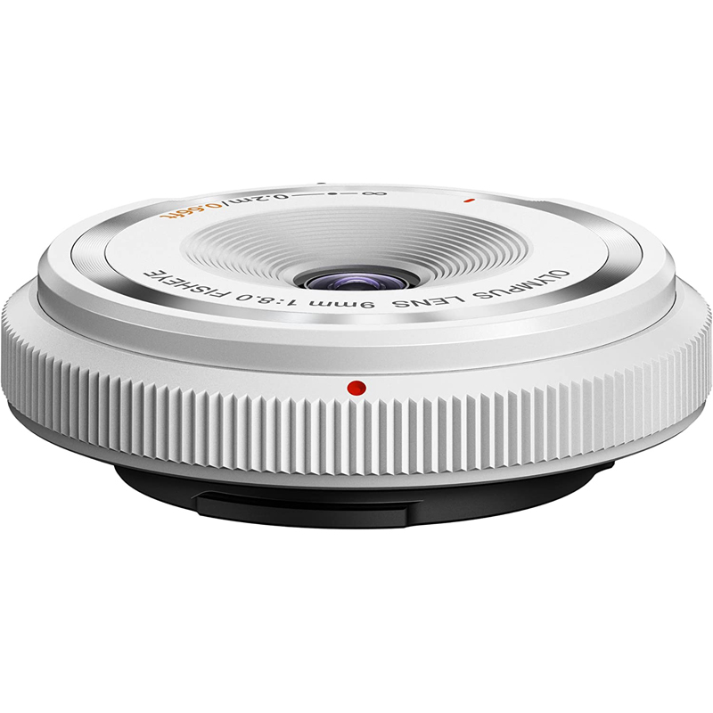 Olympus 9mm f/8.0 White Fisheye Body Cap Lens