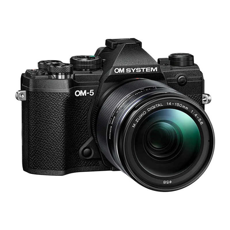 OM System OM-5 Black Body w/ 14-150mm Lens Compact System Camera