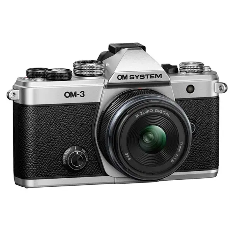 OM System OM-3 Mirrorless Street Kit with 17mm F1.8 II Lens