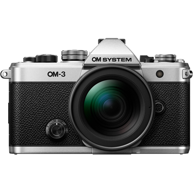 OM System OM-3 w/ 12-45mm f/4 Pro Black Lens Compact System Camera