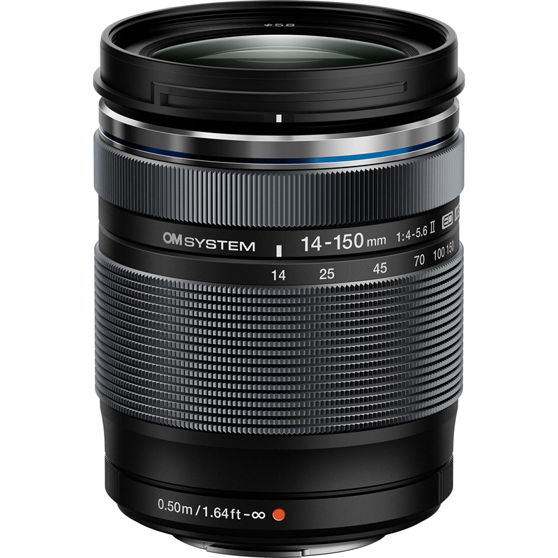 OM SYSTEM 14-150mm f/4.0-5.6 Mark II Black Lens
