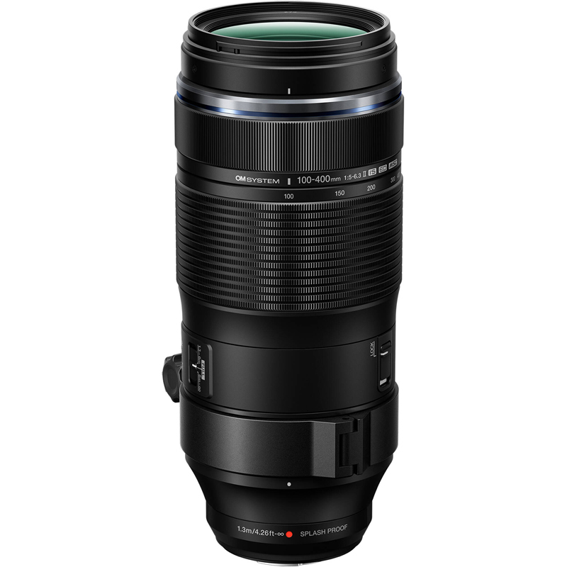 OM System M.Zuiko Digital ED 100-400mm f/5.0-6.3 IS II Lens Black