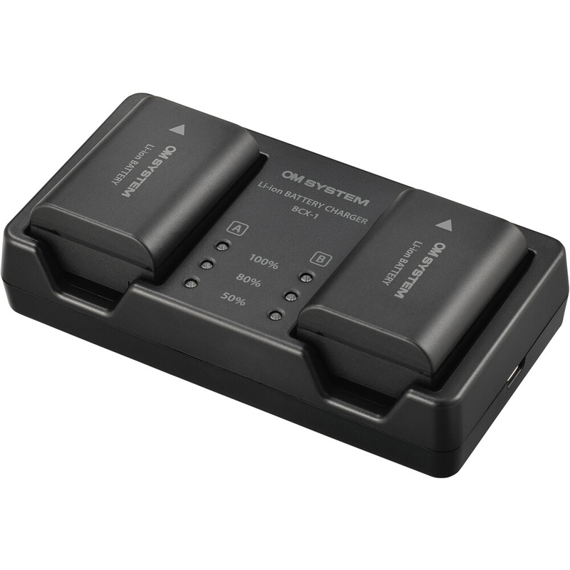 OM SYSTEM SBCX-1 Battery/Dual Charger Set