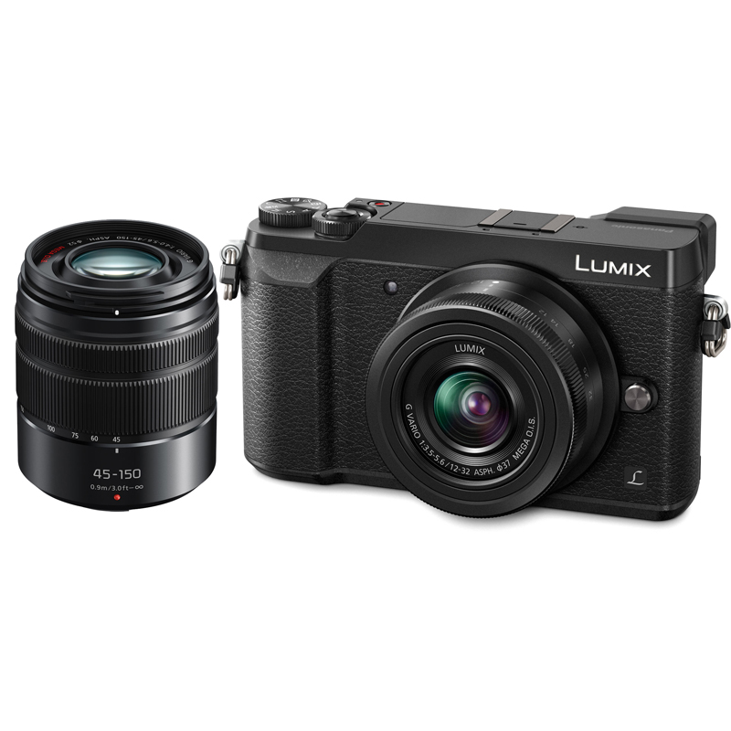 Panasonic Lumix DMC-GX85 Twin Lens Kit Compact System Camera (Black)