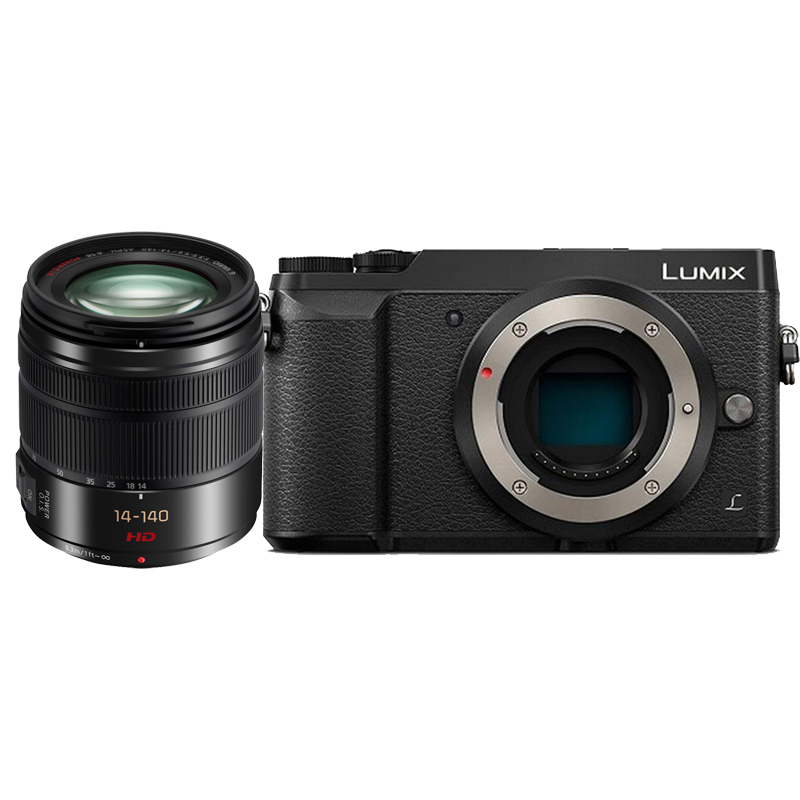 Panasonic Lumix DMC-GX85 Compact System Camera with 14-140mm Lens (Black)