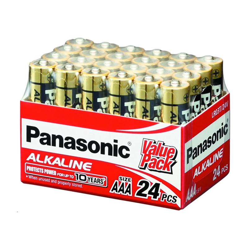 Panasonic AAA 24 Pack Alkaline Battery