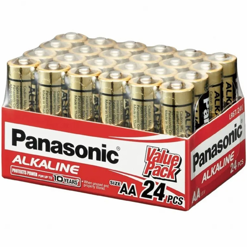 Panasonic AA 24 Pack Alkaline Battery
