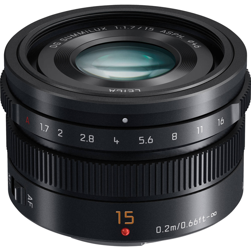 Panasonic Leica 15mm f/1.7 Summilux Lens