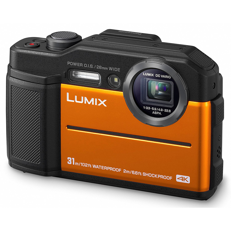 Panasonic LUMIX FT7 Waterproof Camera (Orange)