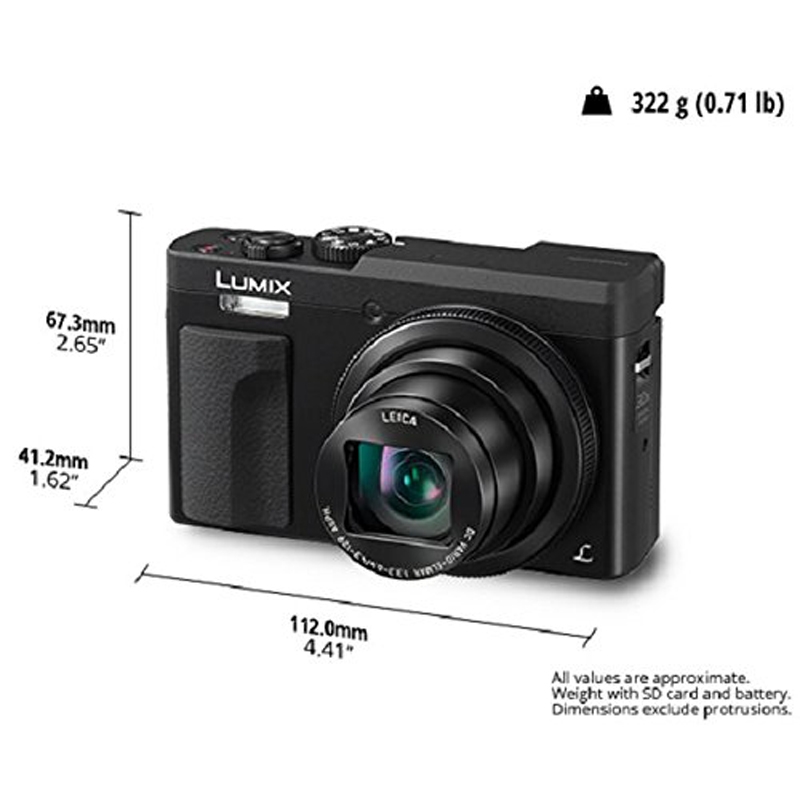 Buy Panasonic Lumix DC-TZ90 Digital Camera (Black) best