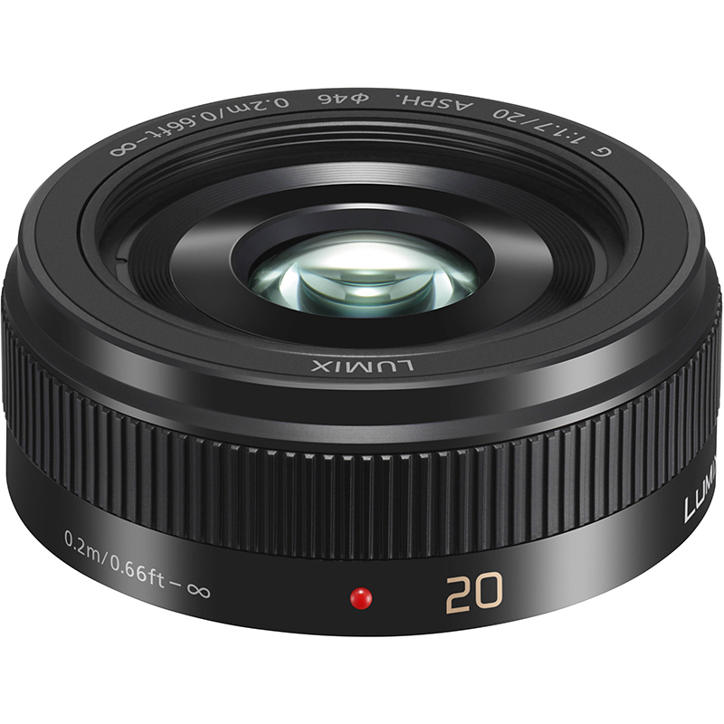 Panasonic Lumix G 20mm f/1.7 II ASPH. Lens (Black)