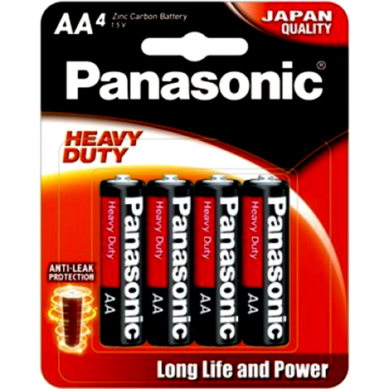 Panasonic AA 4 Pack Extra Heavy Duty Alkaline Battery