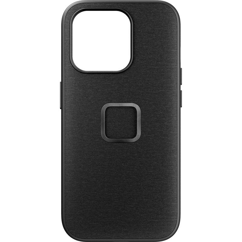 Peak Design Mobile - Everyday Fabric Case - iPhone 15 Pro - Charcoal