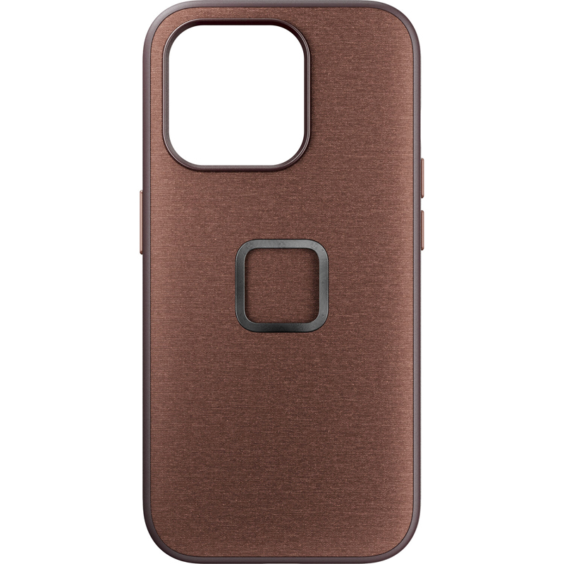 Peak Design Mobile - Everyday Fabric Case - iPhone 15 Pro Max - Redwood