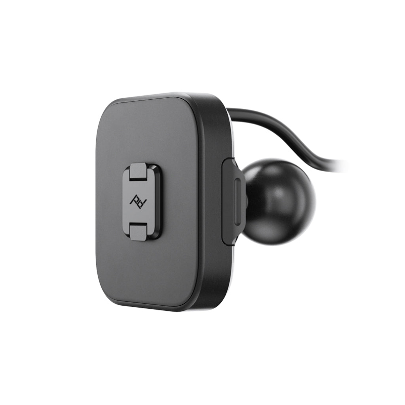 Peak Design Mobile Motorcycle Mount 1in Ball Adapter: Locking & Charging Black