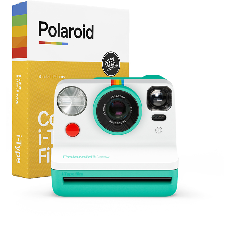 Polaroid Now - Mint i-Type Instant Camera w/ BONUS Film (8 Exposures)