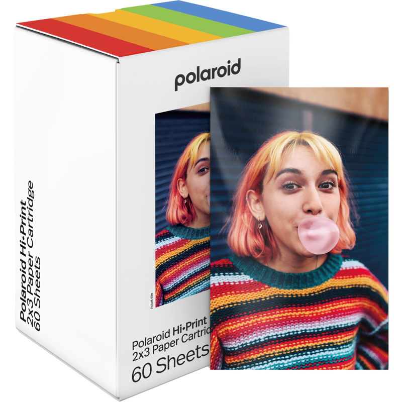 Polaroid Hi-Print 2×3 Paper Cartridge - 60 Sheets