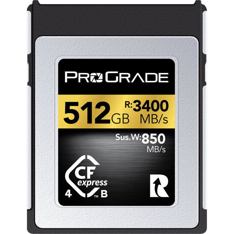 ProGrade Digital 512GB CFexpress 4.0 Memory Card Type B (Gold)