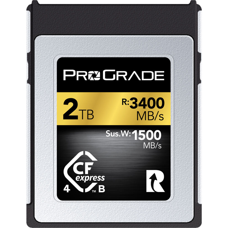 ProGrade Digital 2TB CFexpress 4.0 Memory Card Type B (Gold)