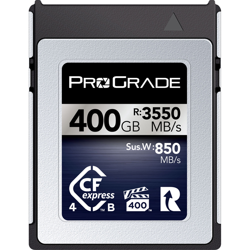 ProGrade Digital 400GB CFexpress Type B 4.0 VPG 400 Memory Card (Iridium)