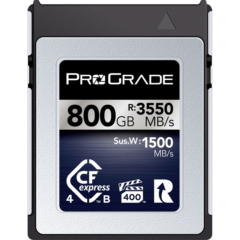 ProGrade Digital 800GB CFexpress Type B 4.0 VPG 400 Memory Card (Iridium)