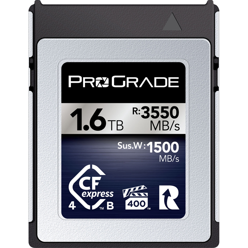 ProGrade Digital 1.6TB CFexpress Type B 4.0 VPG 400 Memory Card (Iridium)