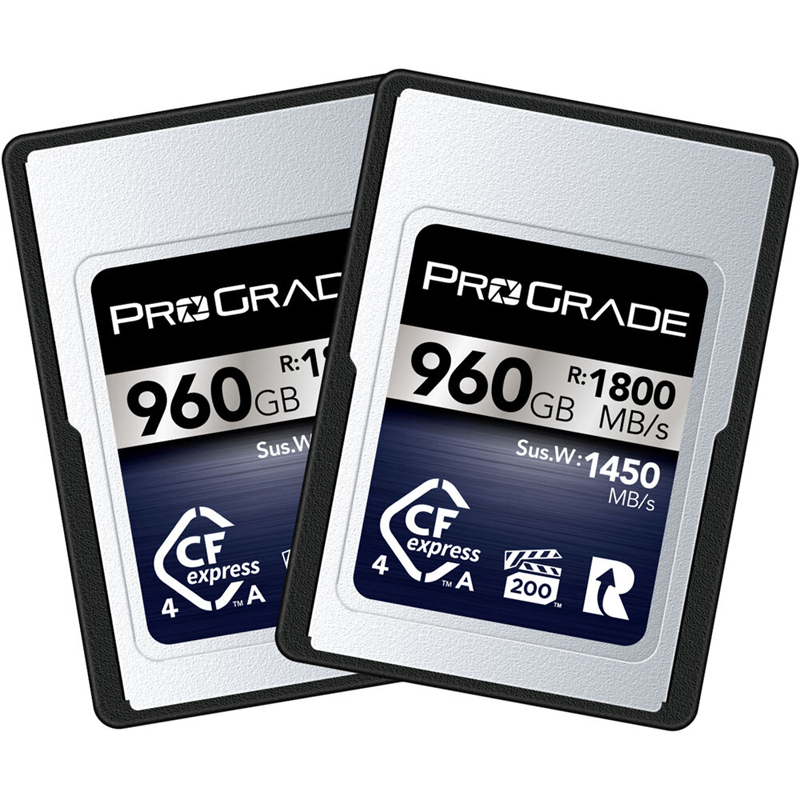 ProGrade Digital 960GB CFexpress Type A 4.0 Memory Card 2 Pack (Iridium)