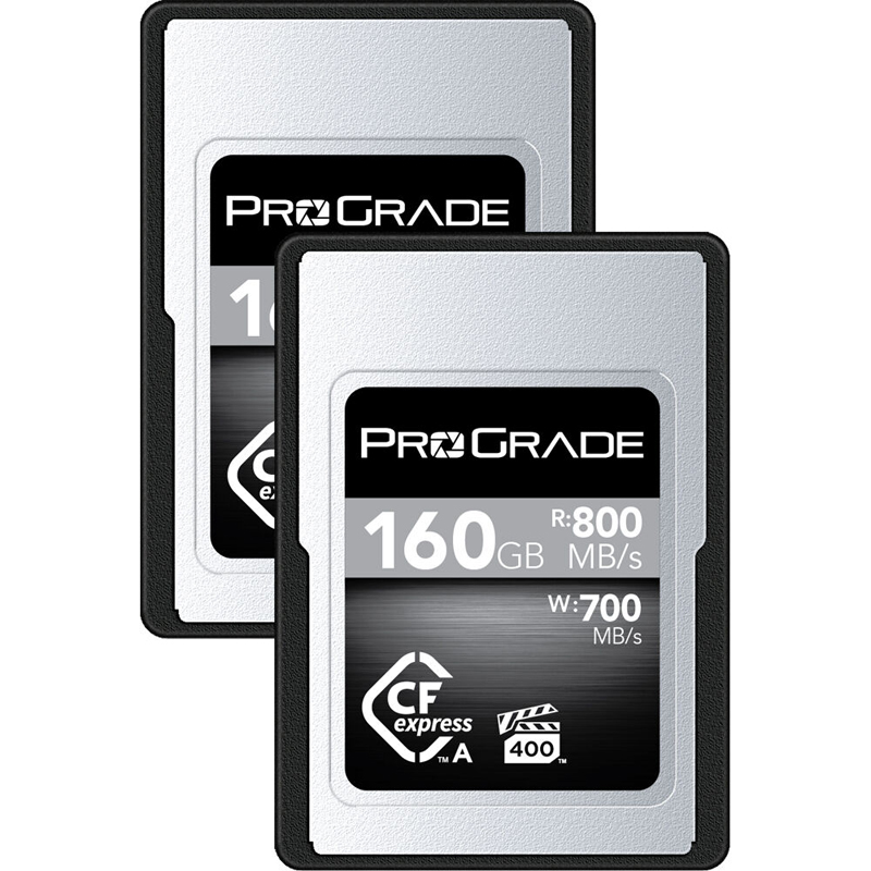 ProGrade Digital 160GB CFexpress Type A Memory Card 2 Pack (Cobalt)