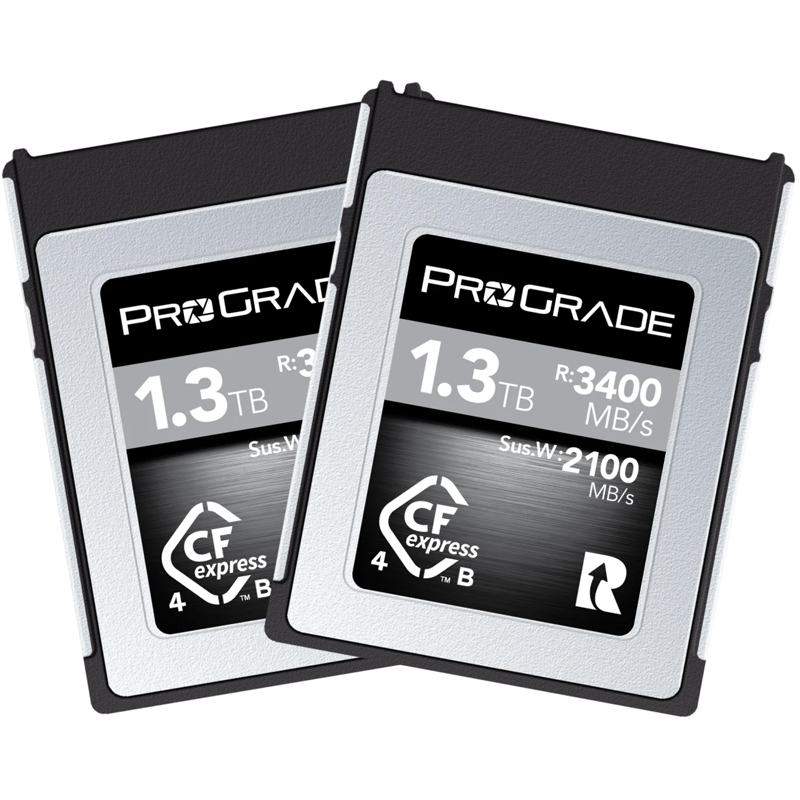 ProGrade Digital 1.3TB CFexpress Type B 4.0 Memory Card 2 Pack (Cobalt)