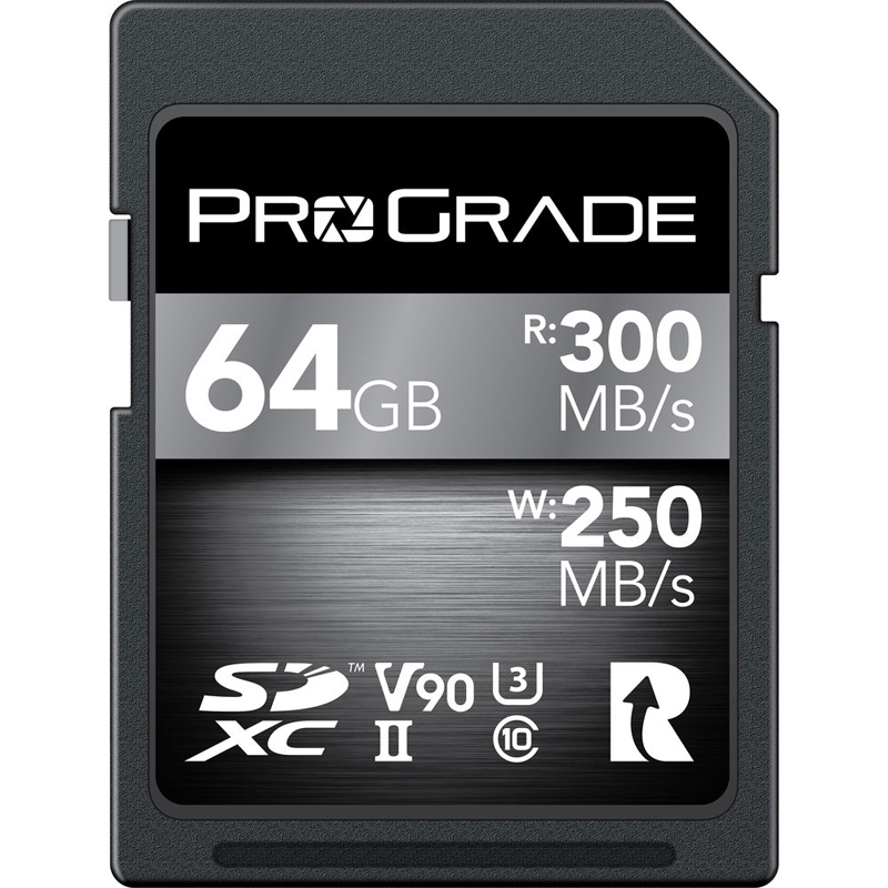 ProGrade Digital 64GB SDXC UHS-II V90 Memory Card (Cobalt)