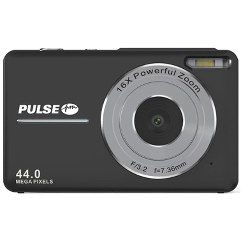 PULSE 44.0 MP 16x Digital Zoom Camera Black