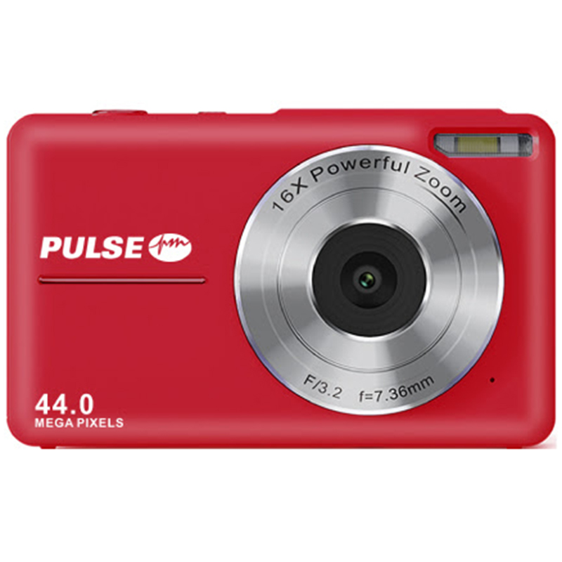 PULSE 44.0 MP 16x Digital Zoom Camera Red