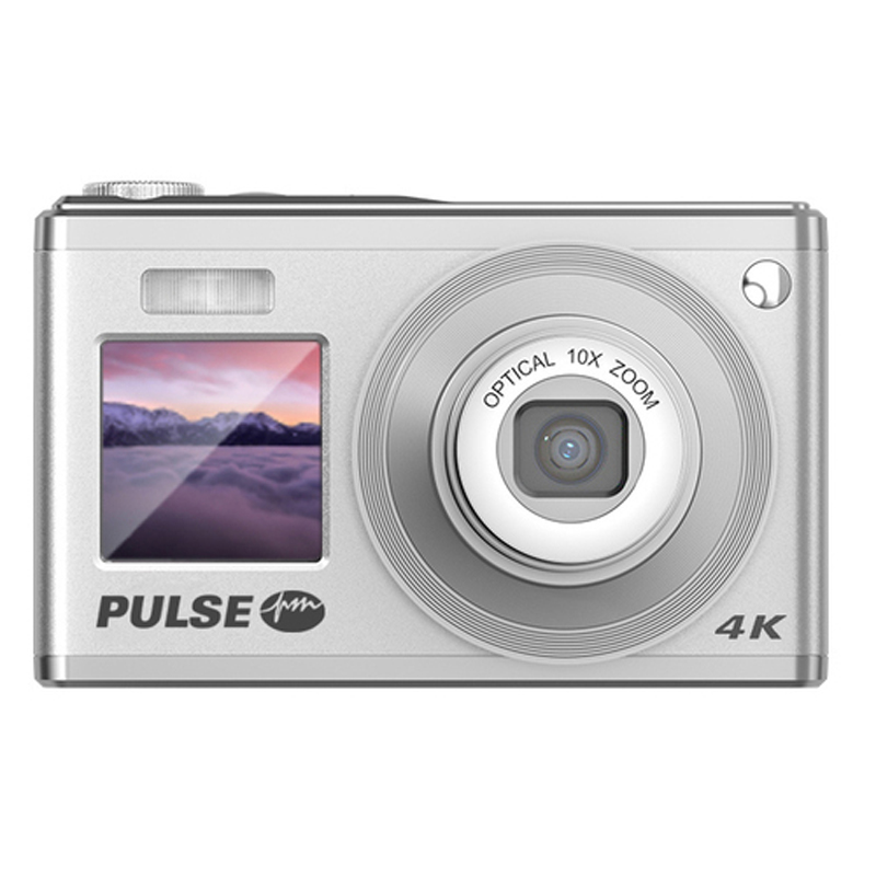 PULSE 10x Optical Zoom 4K Video Compact Camera SILVER