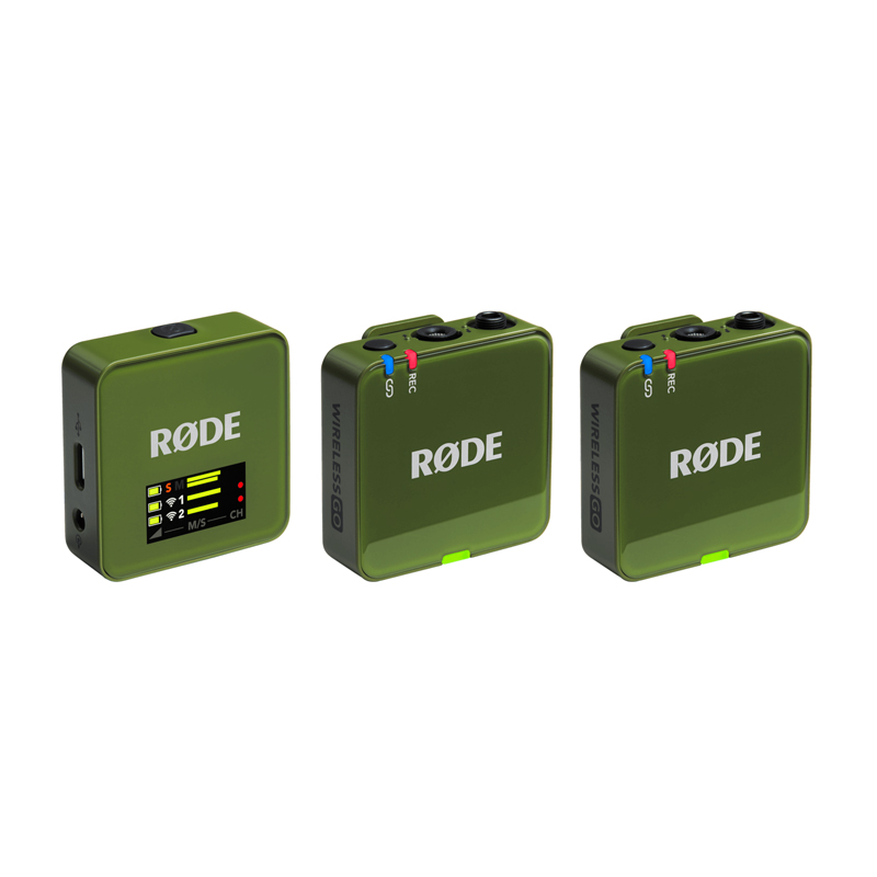 Rode Wireless GO III Dual Channel Compact Wireless Microphone System (2.4 GHz) - Moss