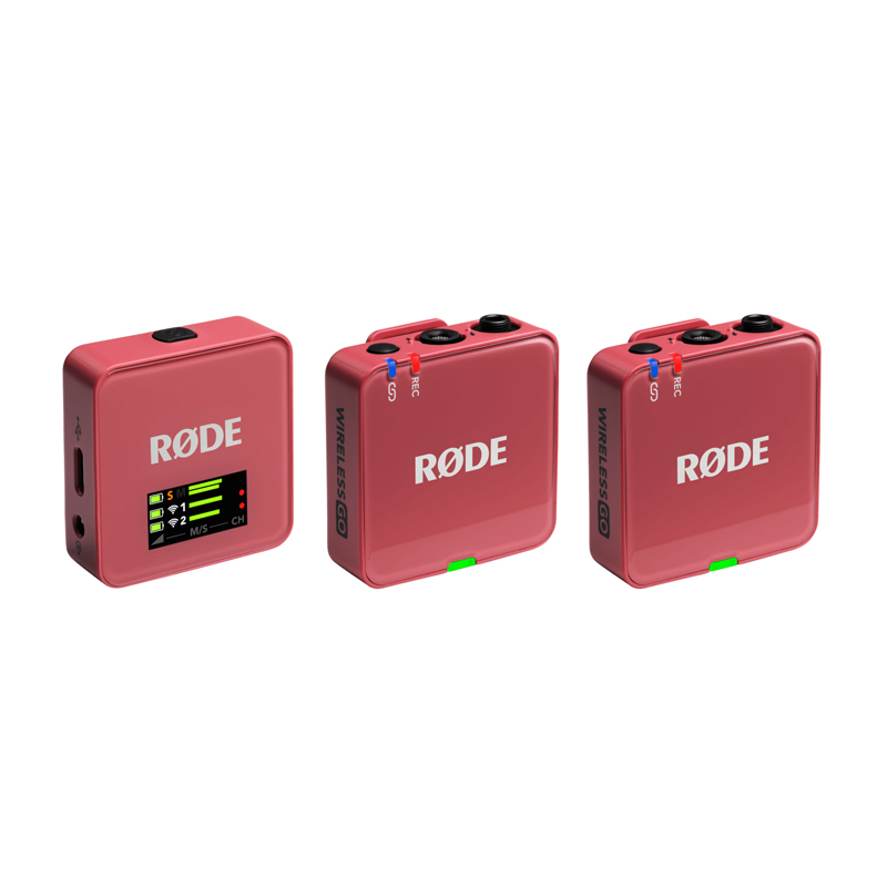 Rode Wireless GO III Dual Channel Compact Wireless Microphone System (2.4 GHz) - Rose