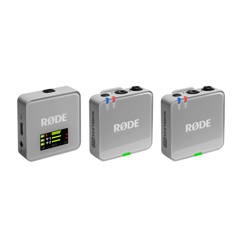 Rode Wireless GO III Dual Channel Compact Wireless Microphone System (2.4 GHz) - Stone