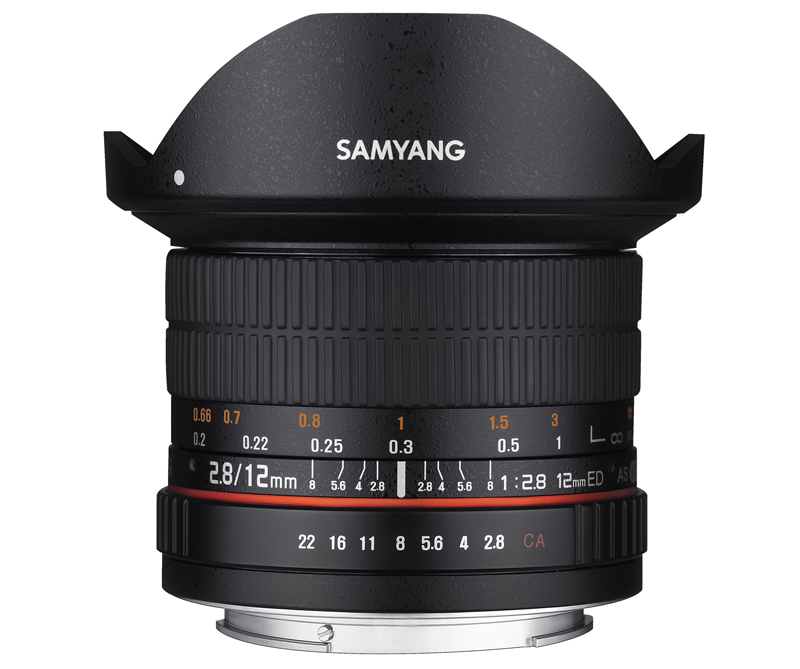 Samyang 12mm Fisheye F2.8 Canon EOS Full Frame Lens