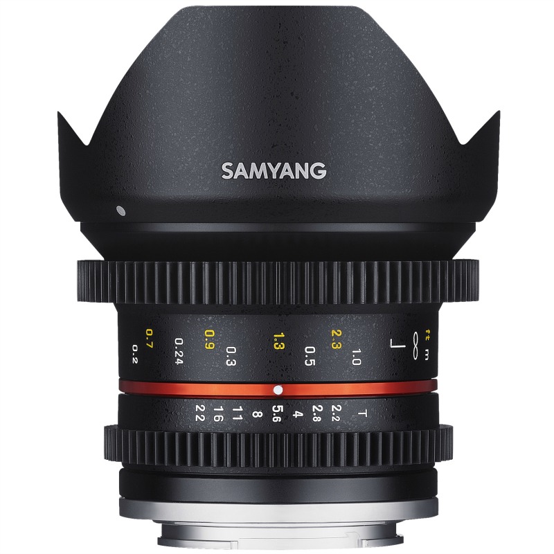 Samyang 12mm T2.2 VDSLR II Sony E Black APS-C Lens