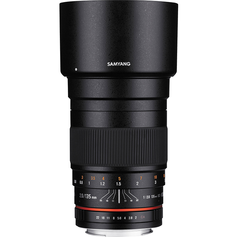 Samyang 135mm F2.0 ED UMC Canon EOS Full Frame Lens