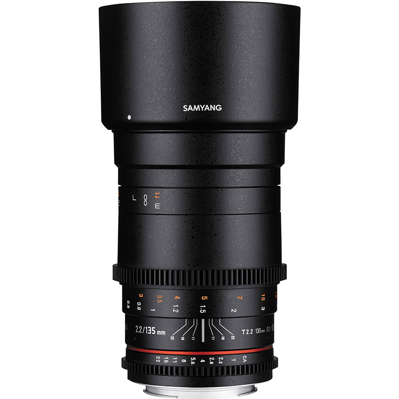 Samyang 135mm T2.2 VDSLR II Canon EOS Full Frame Lens