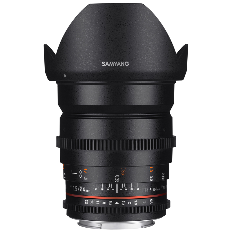 Samyang 24mm T1.5 VDSLR II Sony E Full Frame Lens