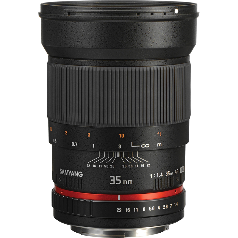 Samyang 35mm f/1.4 AS UMC Nikon AE Full Frame Lens